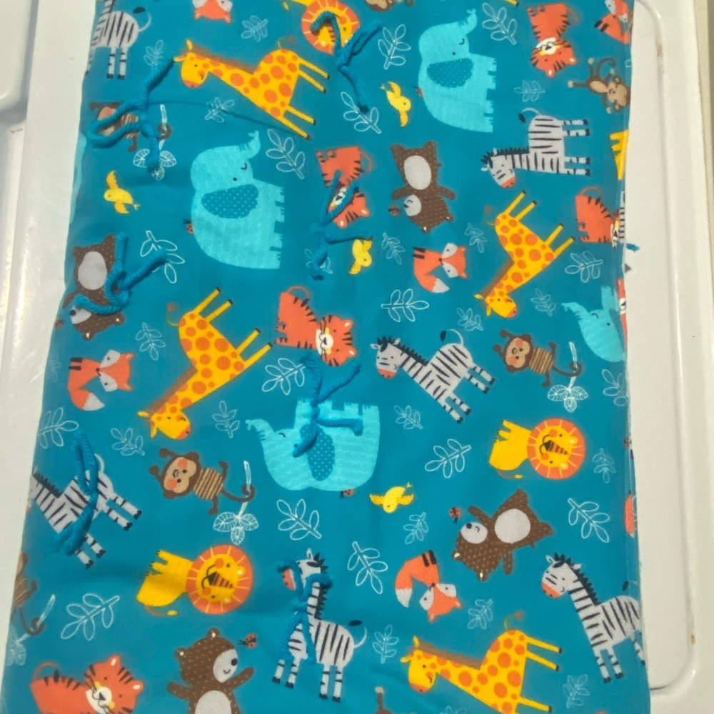 Handmade Colorful Animal Print Quilt